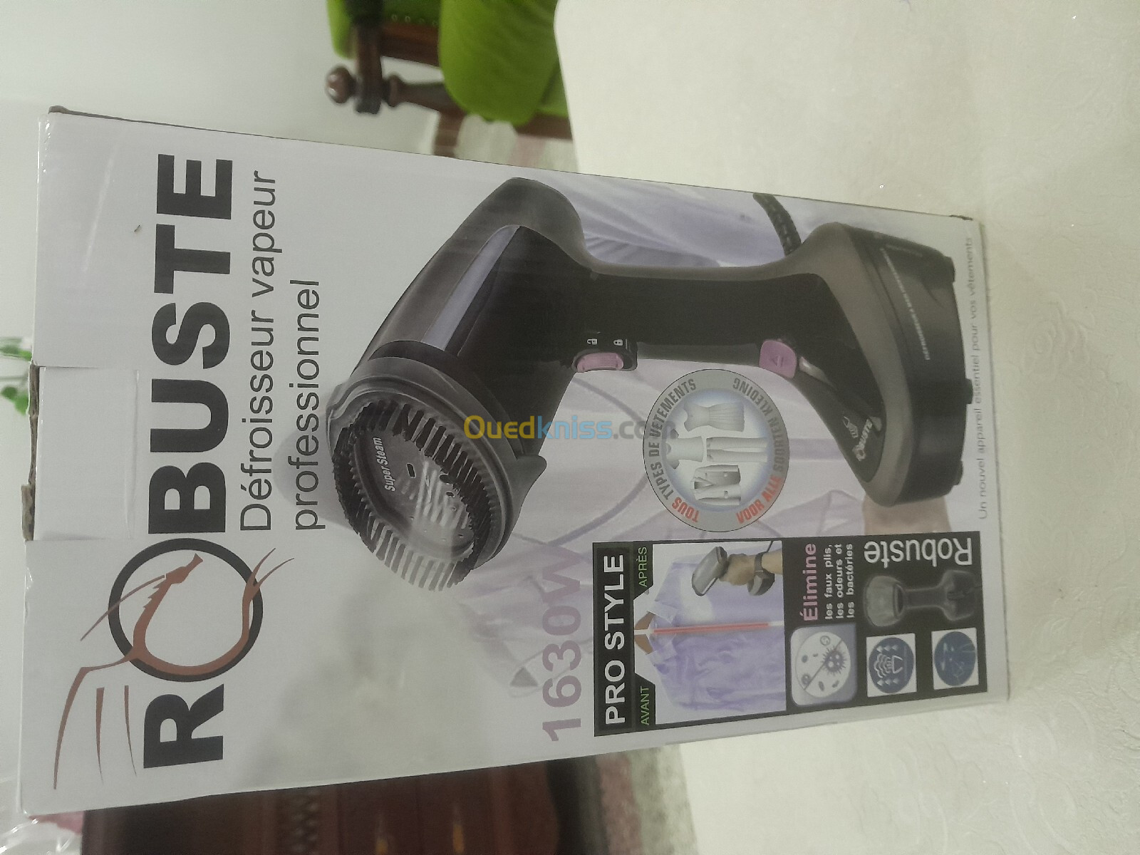 Robuste Défroisseur vapeur à main PRO STYLE 1600W