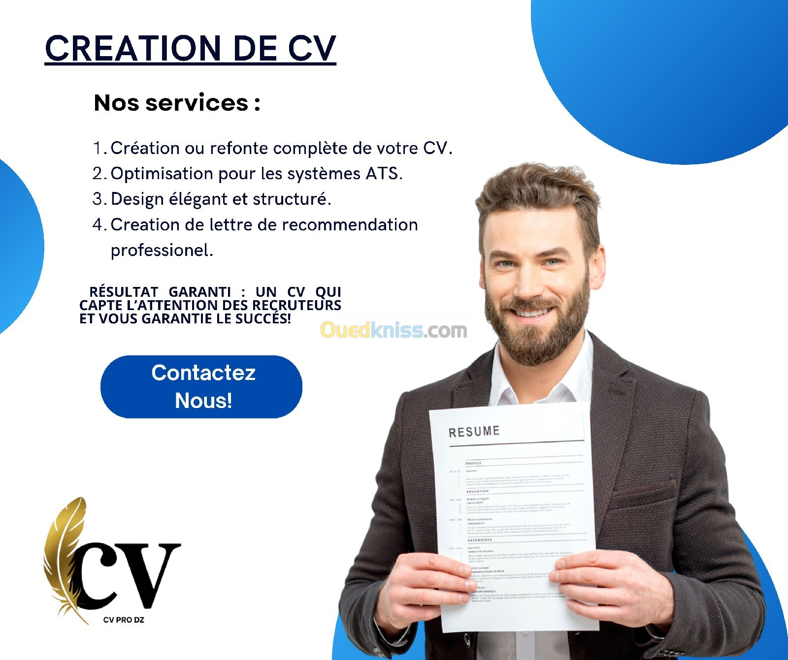 Creation CV professionnel 