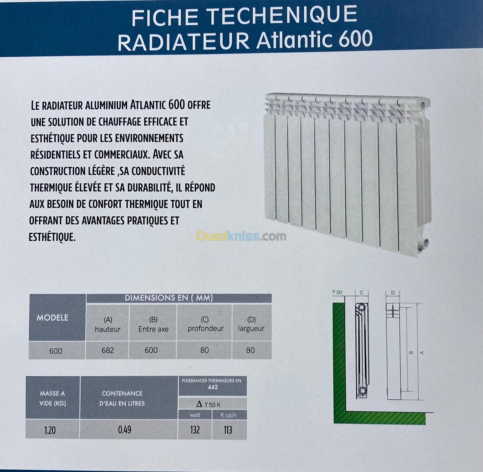 Radiateur atlantic local