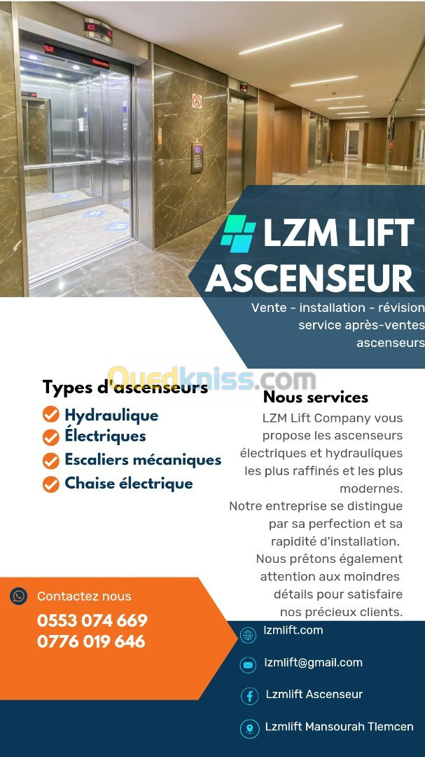 Installation et maintenance les ascenseurs 