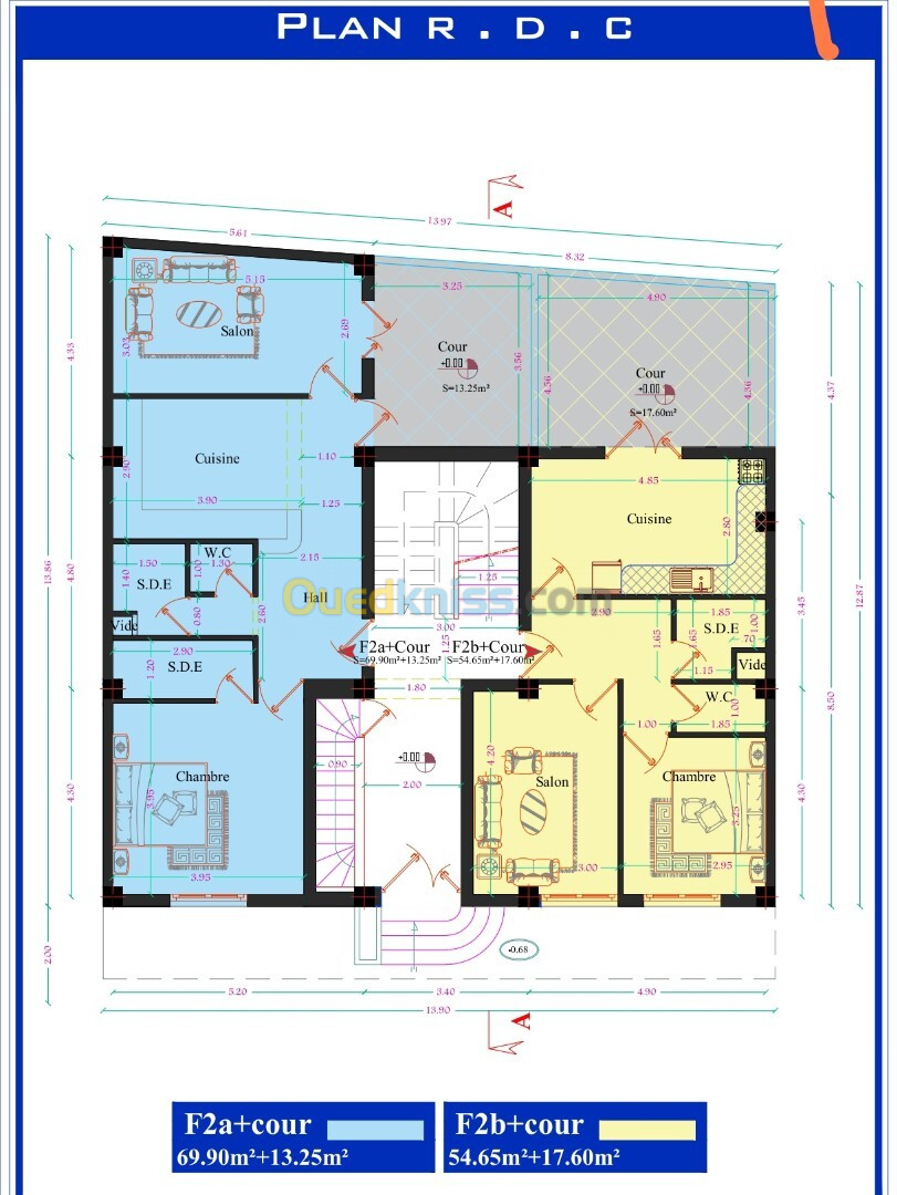 Vente Appartement F2 Alger Draria