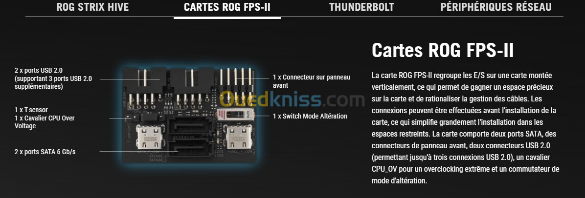 CARTE MERE ASUS ROG STRIX Z790 i GAMING WIFI