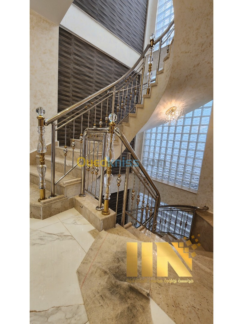 Rampe des escalier En Inox