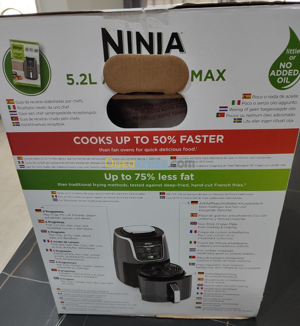 Air friyer Ninja 5,2L Max