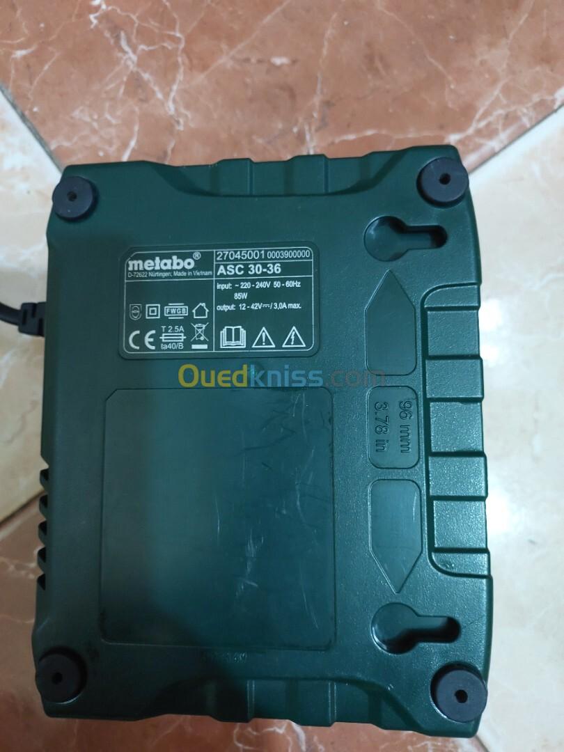 Chargeur Rapide Metabo (14, 18, 36v)