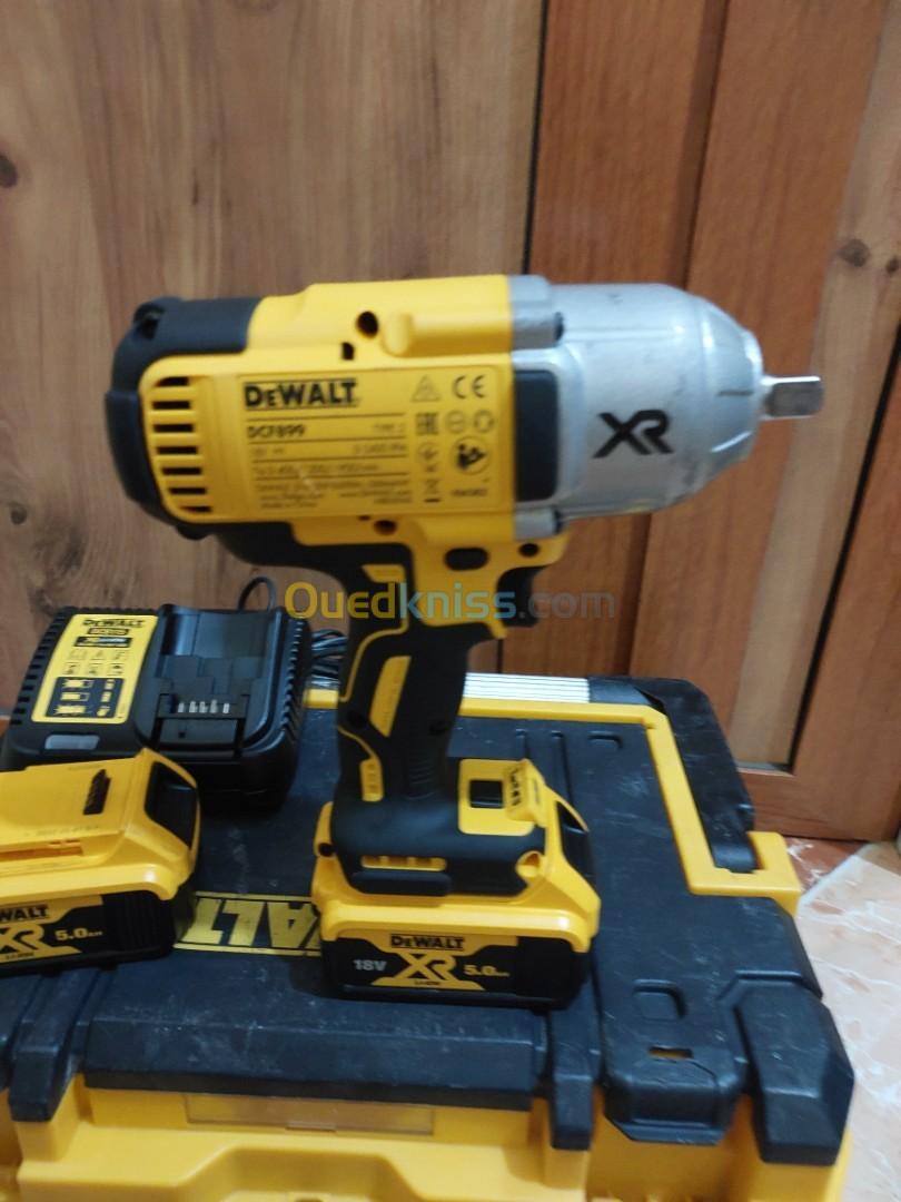 Clé à choc (Bouloneuse) Dewalt 18v 5Ah (Brushless)