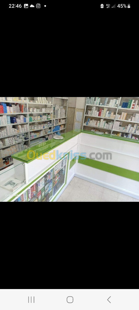 Agencement des pharmacies et .boutique