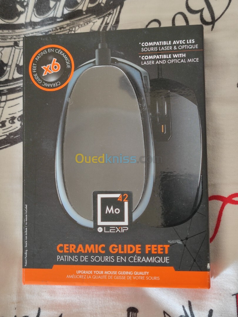 Lexip Mo42 Ceramic Gaming Feet + SteelSeries QcK Heavy