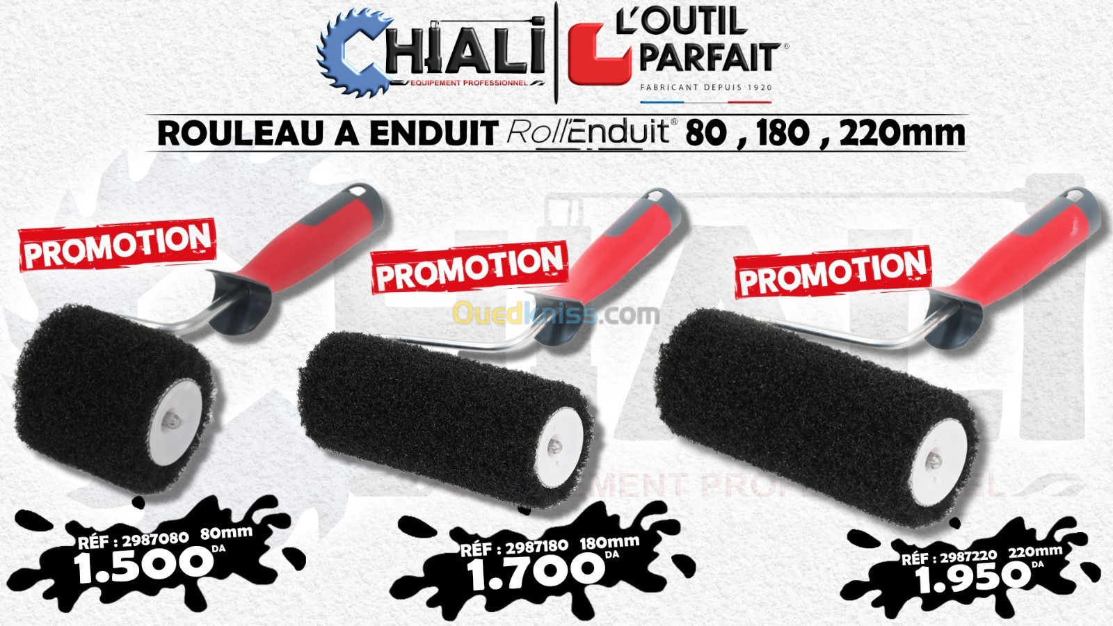 Rouleau A Enduire L'outils Parfait 80 , 180 , 220mm - Tlemcen Algeria