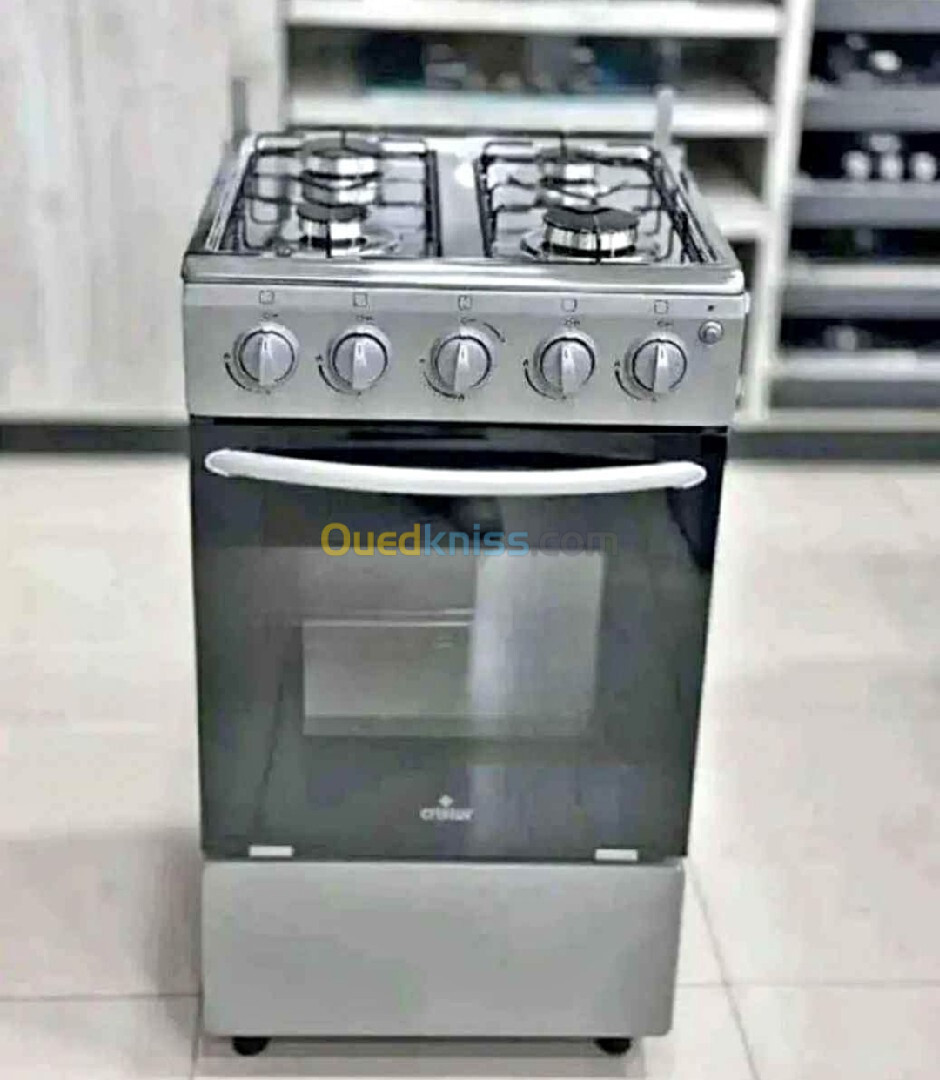 Cuisinière cristor 50cm inox Gris