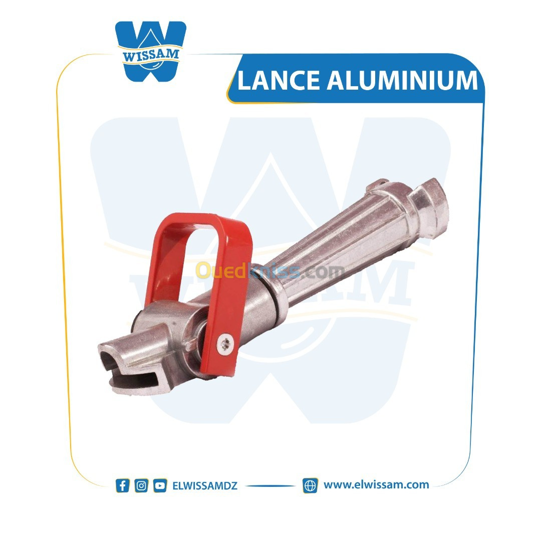 LANCE INCENDIE ALUMINIUME - PLASTIQUE