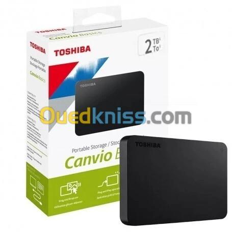 DISQUE DUR EXTERNE TOSHIBA CANVIO BASICS 2TB NOIR