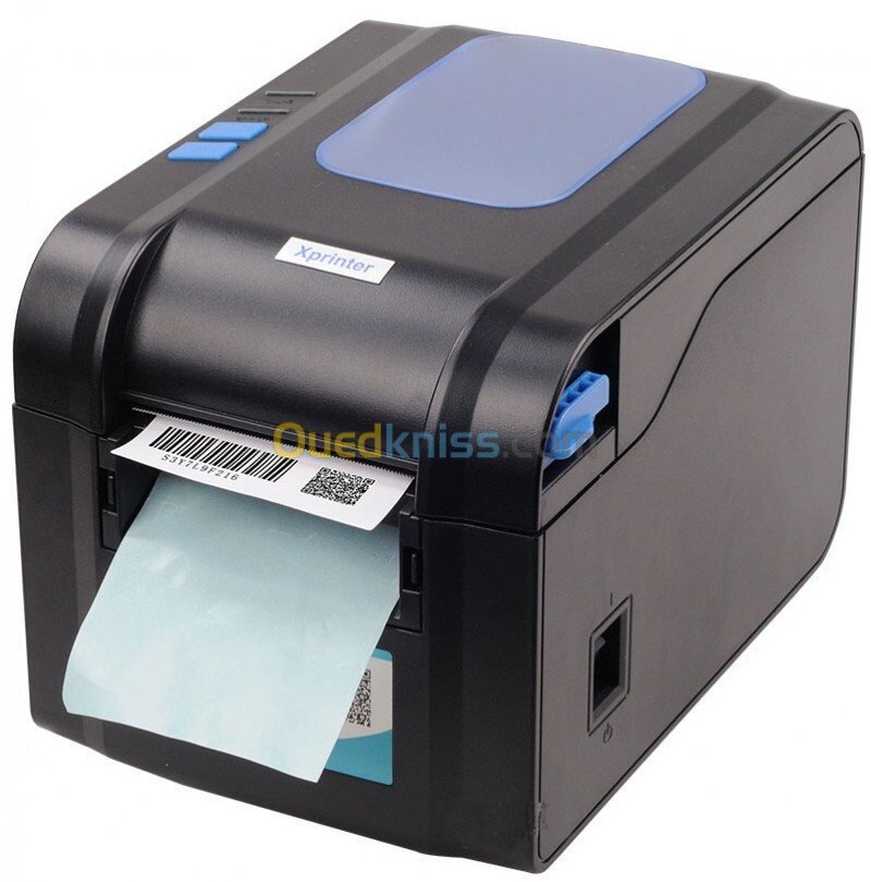 Imprimante étiquettes code barre Xprinter XP-370B Largeur d'impression 76 mm USB+ BT