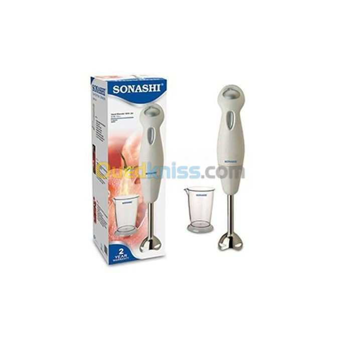 SONASHI Bras Mixeur en acier inoxydable 200W SHB-154J Beige