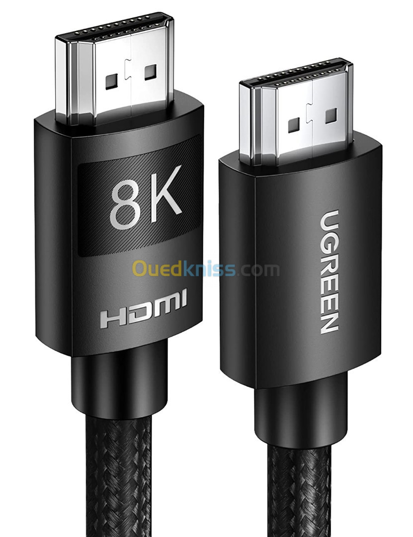 UGREEN Câble HDMI 2.1 ((8K 60Hz) (4K 120Hz) UHD 48 Gbps Dolby Vision PS5 PS4 Pro Xbox One X PC HDTV