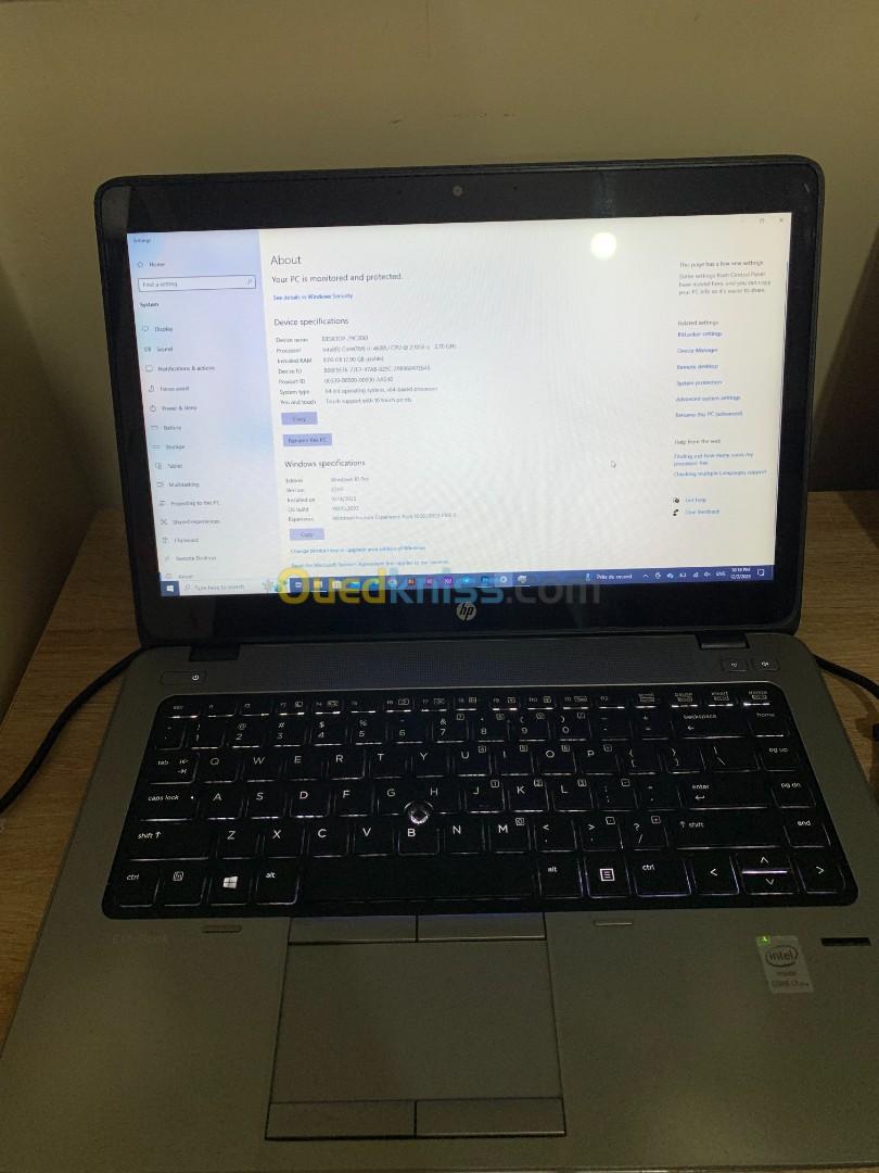 HP ELITEBOOK CORE I7 4GEN / 512 SSD / 8GB RAM Ecran Tactile