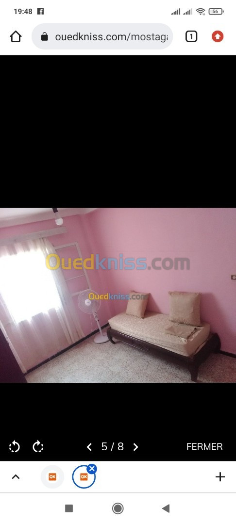 Location vacances Appartement F3 Mostaganem Mostaganem