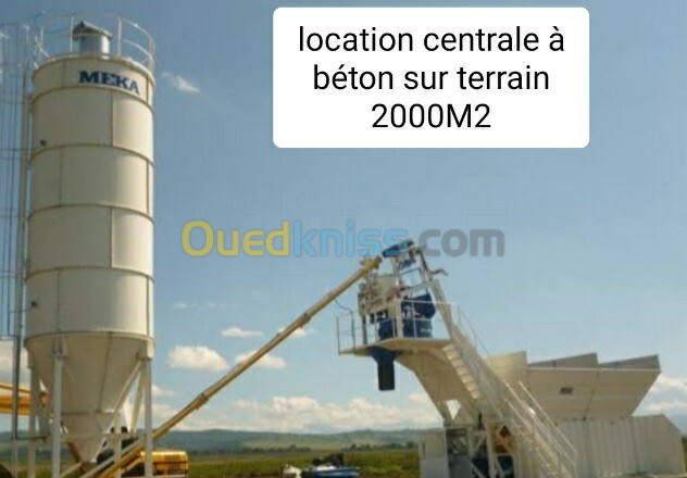 Location Central à béton 