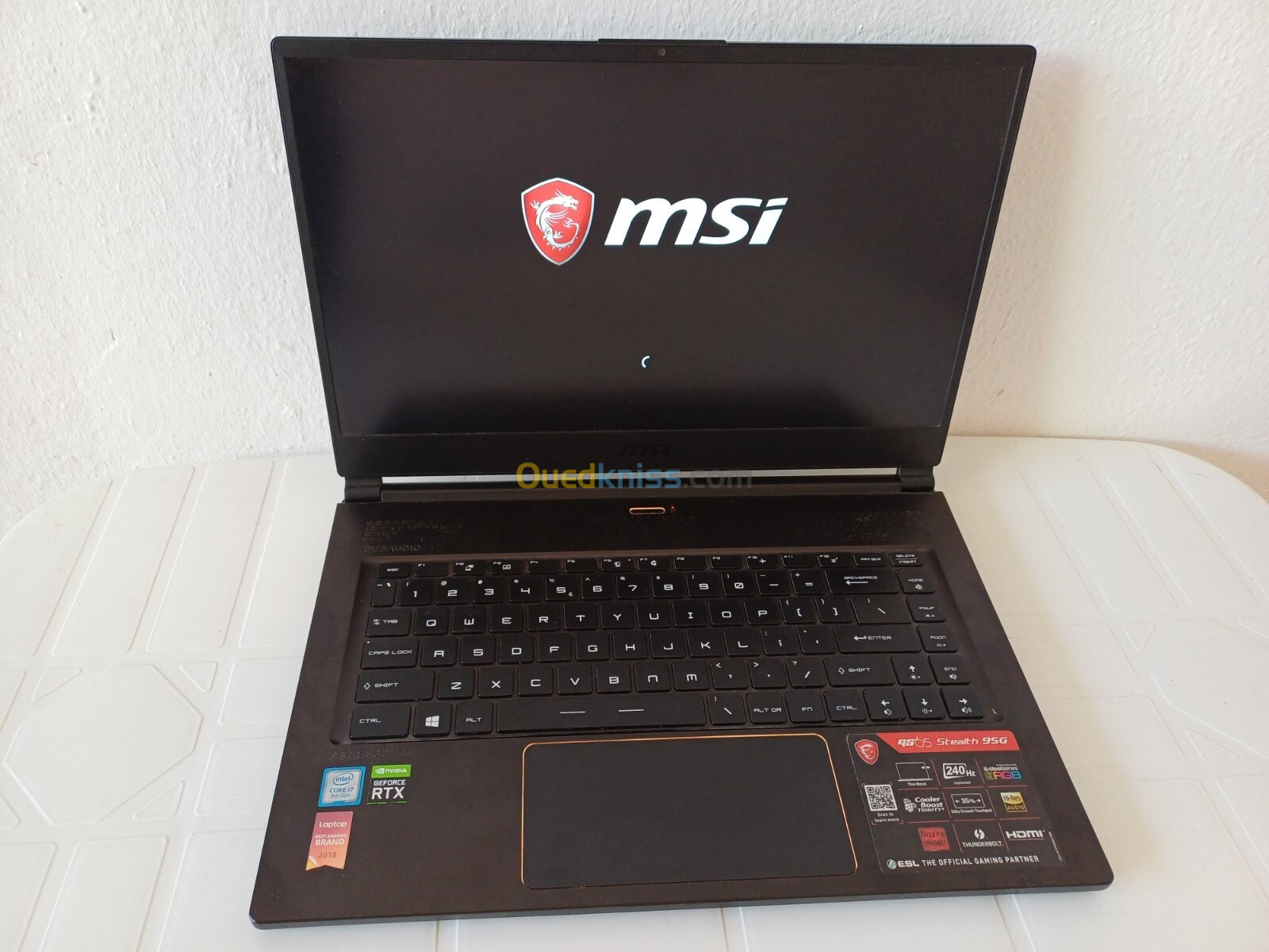 MSI Stealth i7 9750h RTX 2080 Full HD 240Hz Ram 32Go