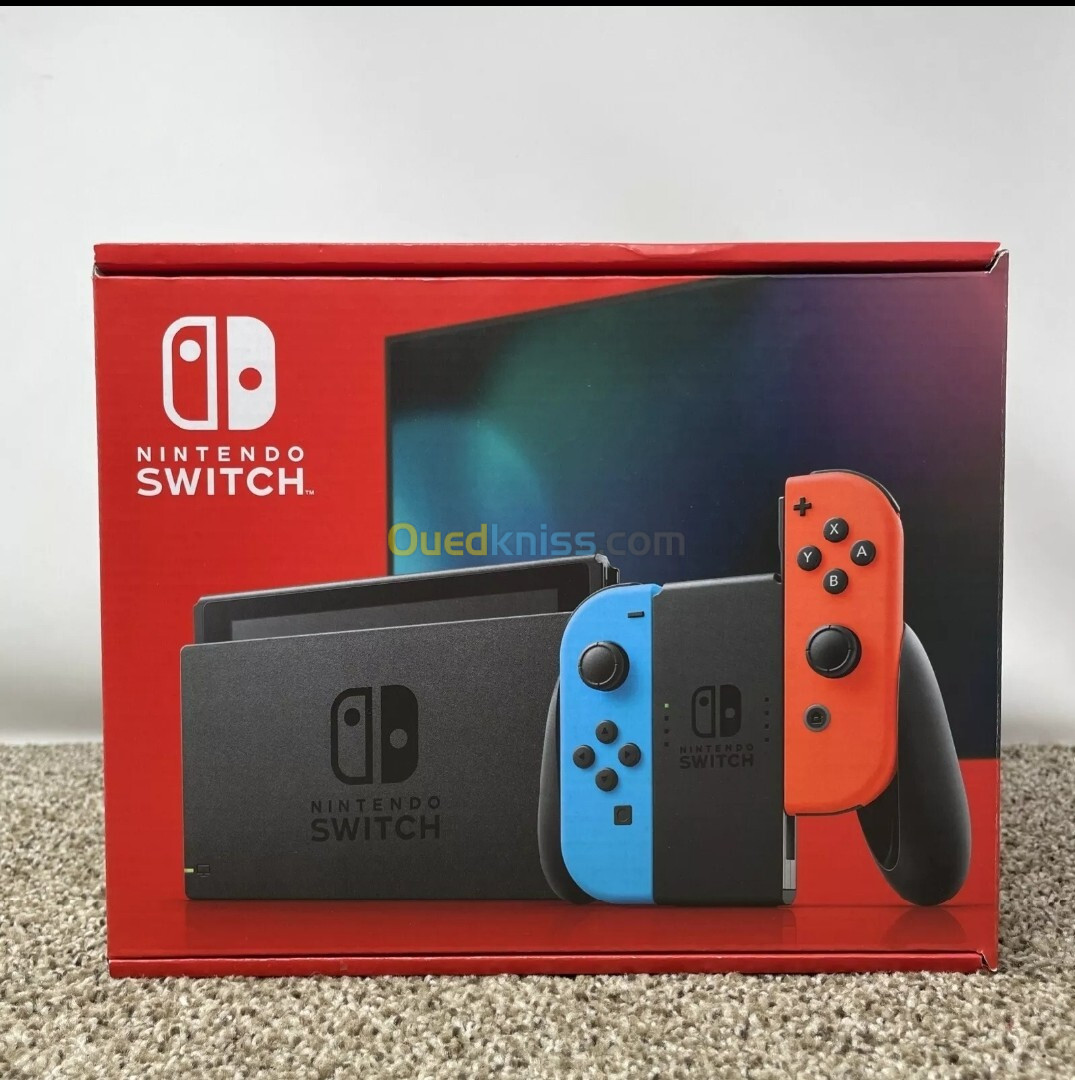 Nintendo Switch V3 Console Neuve Jamais Utilisé - Couleur Rouge/Blue-