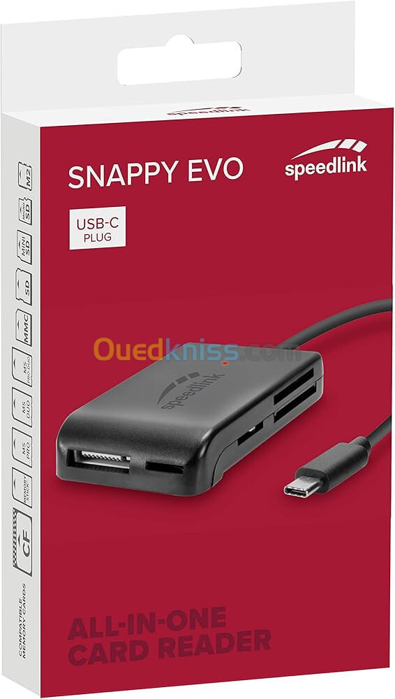 lecteur de carte All in one SNAPPY EVO SPEEDLINK TYPE C