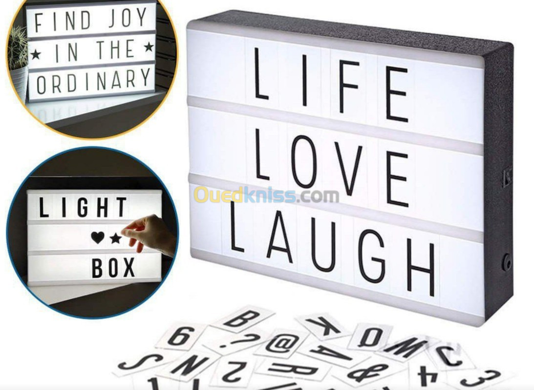 Boite a lettre lumineuse- Light Box