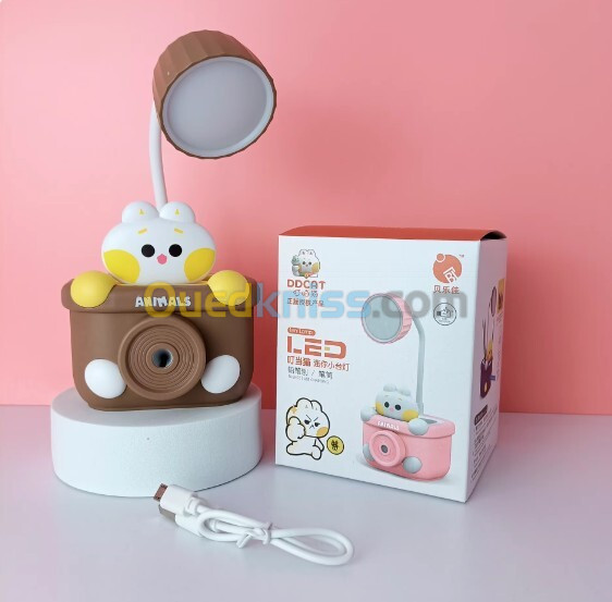 Lampe de Table rechargeable pour enfant motif animal avec taille crayon 