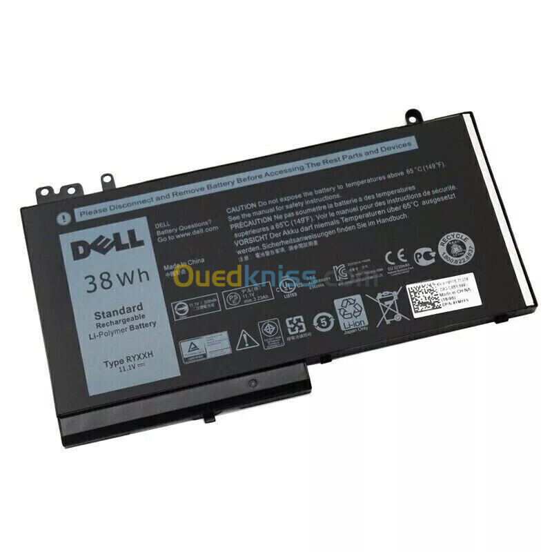 BATTERIE DELL RYXXH 38WH FOR LATITUDE E5450 - E5550 - E5250 - E5270 ORIGINAL 