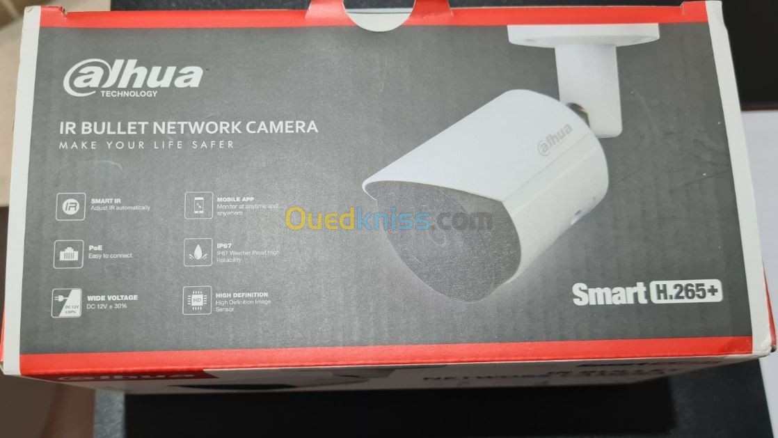 CAMERA DAHUA 8MP 4K H.265+ EXTERNE IR BULLET 