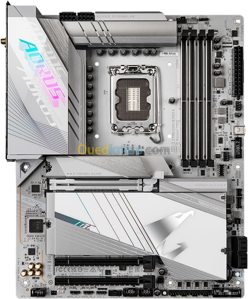 GIGABYTE Z790 AORUS PRO X WIFI LGA1700 DDR5 8622MHZ WHITE