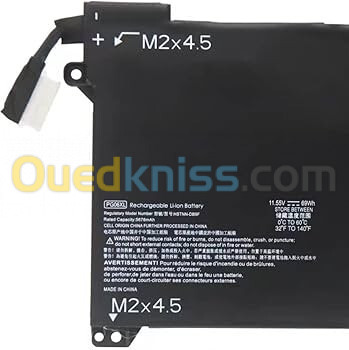 BATTERIE HP PG06XL FOR HP OMEN 15-DH SERIES ORIGINAL