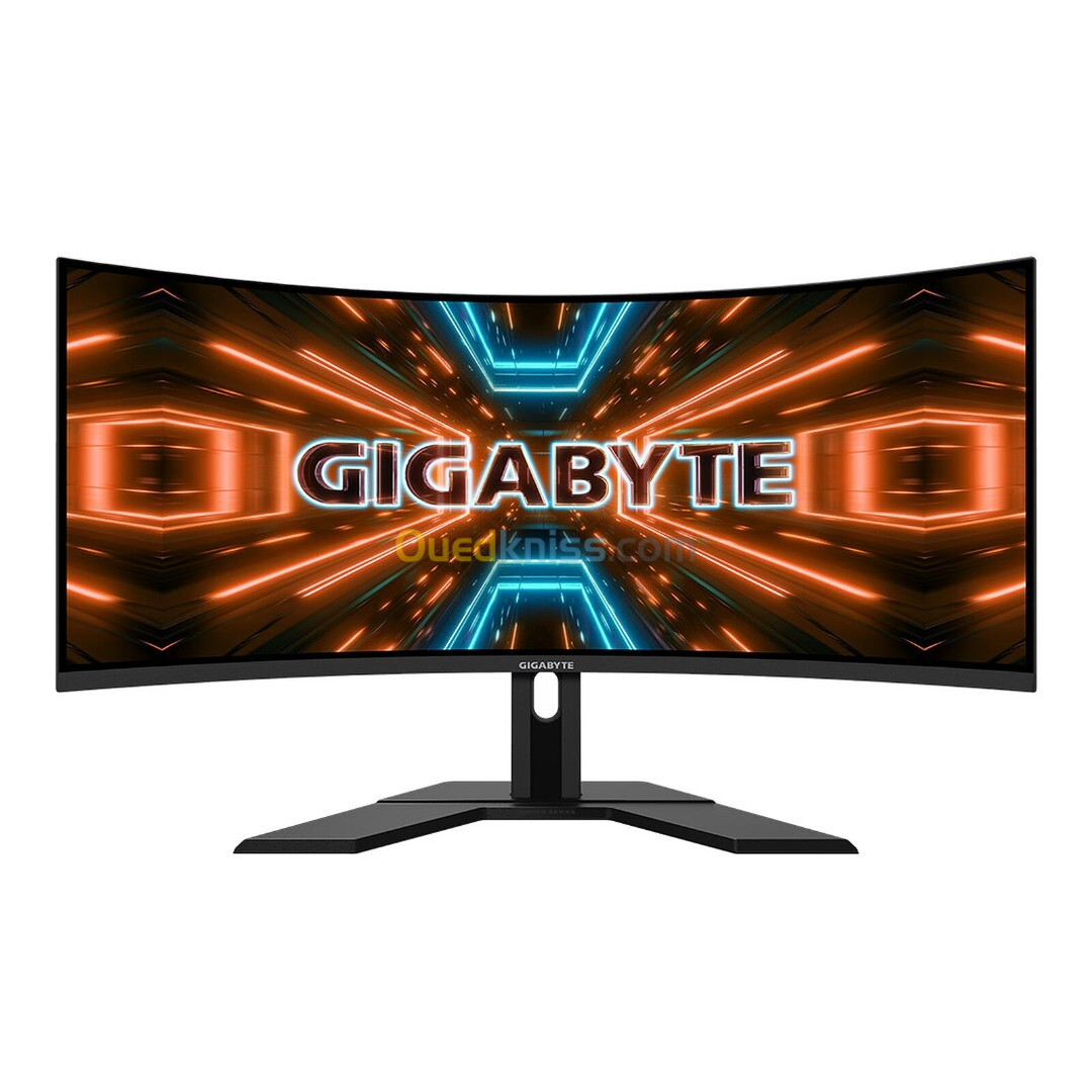 ECRAN GIGABYTE 34 POUCES G34WQC-A FOR GAMING WQHD 1MS 120HZ VA HDR 400 2 HDMI 2.1 2 DISPLAY PORT 1.4