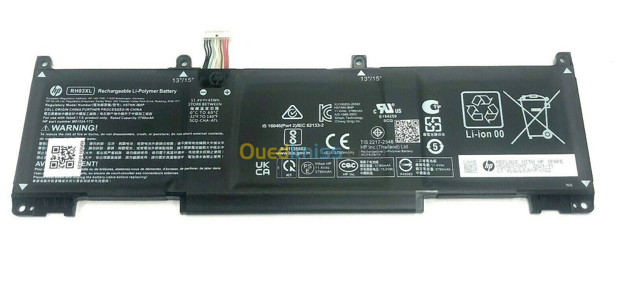 BATTERIE HP RH03XL FOR 430 440 445 450 650 G8 G9 G10 G11 EliteBook 630 640 645 655 G10 G11 ORIGINAL