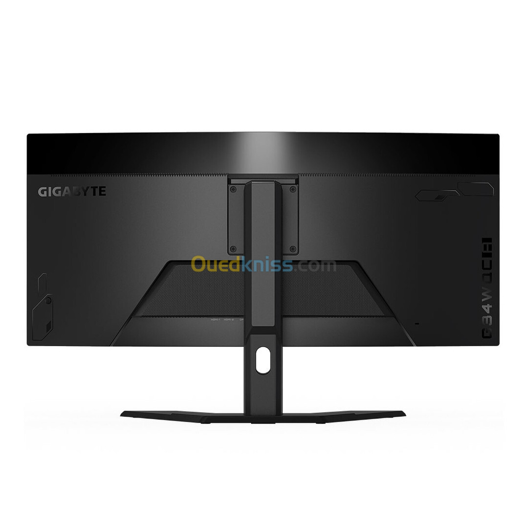 ECRAN GIGABYTE 34 POUCES G34WQC-A FOR GAMING WQHD 1MS 120HZ VA HDR 400 2 HDMI 2.1 2 DISPLAY PORT 1.4