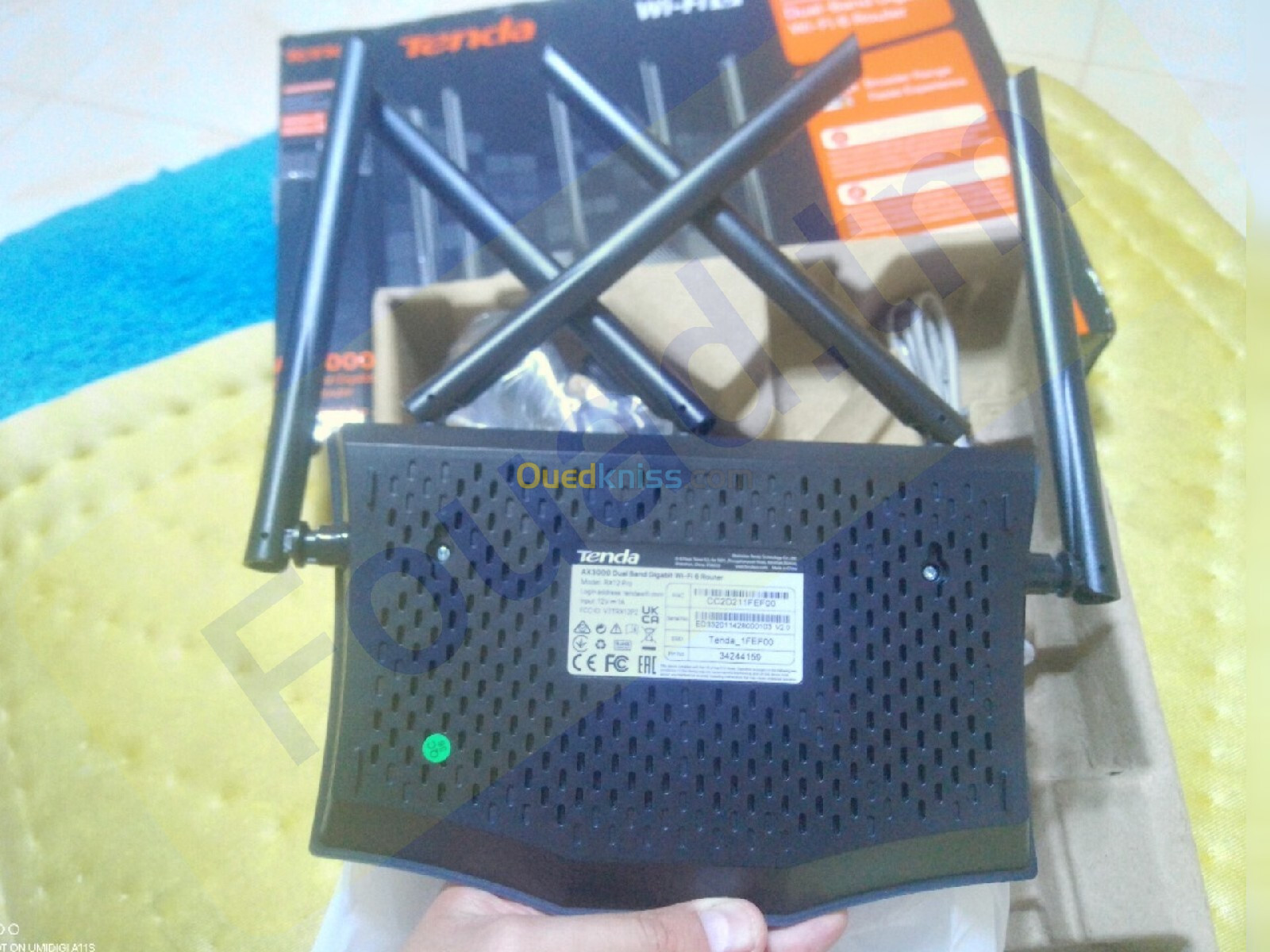 Tenda AX3000 RX12Pro Router Gigabit Wifi6