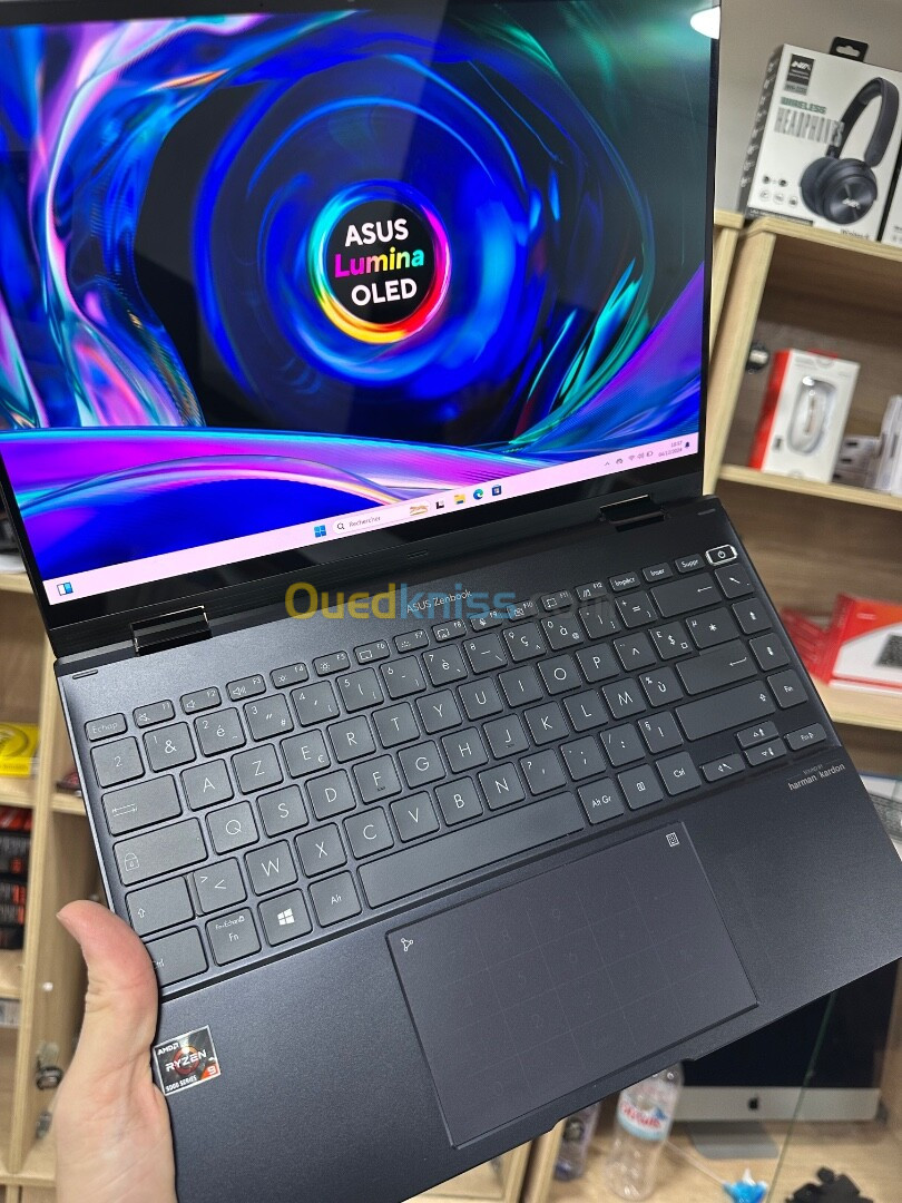 ASUS ZENBOOK FLIP 14 OLED UN5401QAB AMD RYZEN 9 5900HX 16GO 512GO SSD 4K OLED TACTILE 