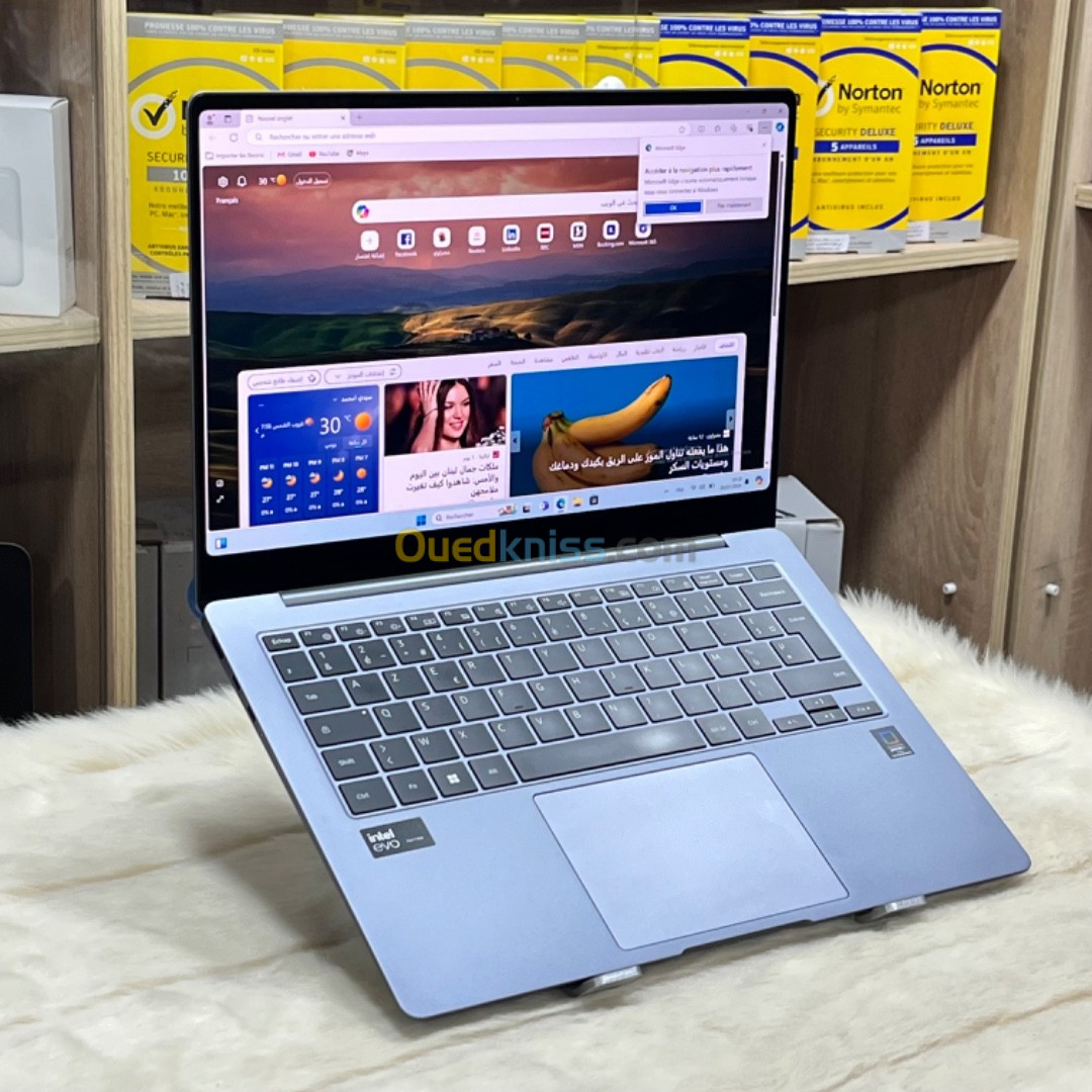 SAMSUNG GALAXYBOOK 4 PRO CORE ULTRA 7 155H RAM 16GO 512 SSD ECRAN 14 3K OLED TACTILE WIN 11 ORIGINAL