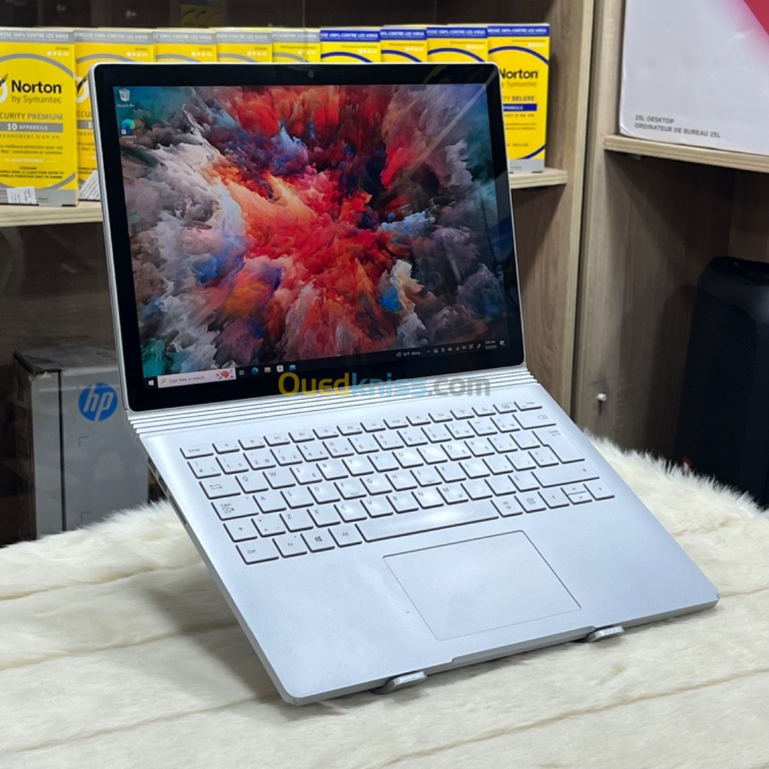 MICROSOFT SURFACEBOOK 2 I7 8650U 8GO 256SSD GYX 1050 2GO ECRAN 13.5 4K TACTILE détachable 