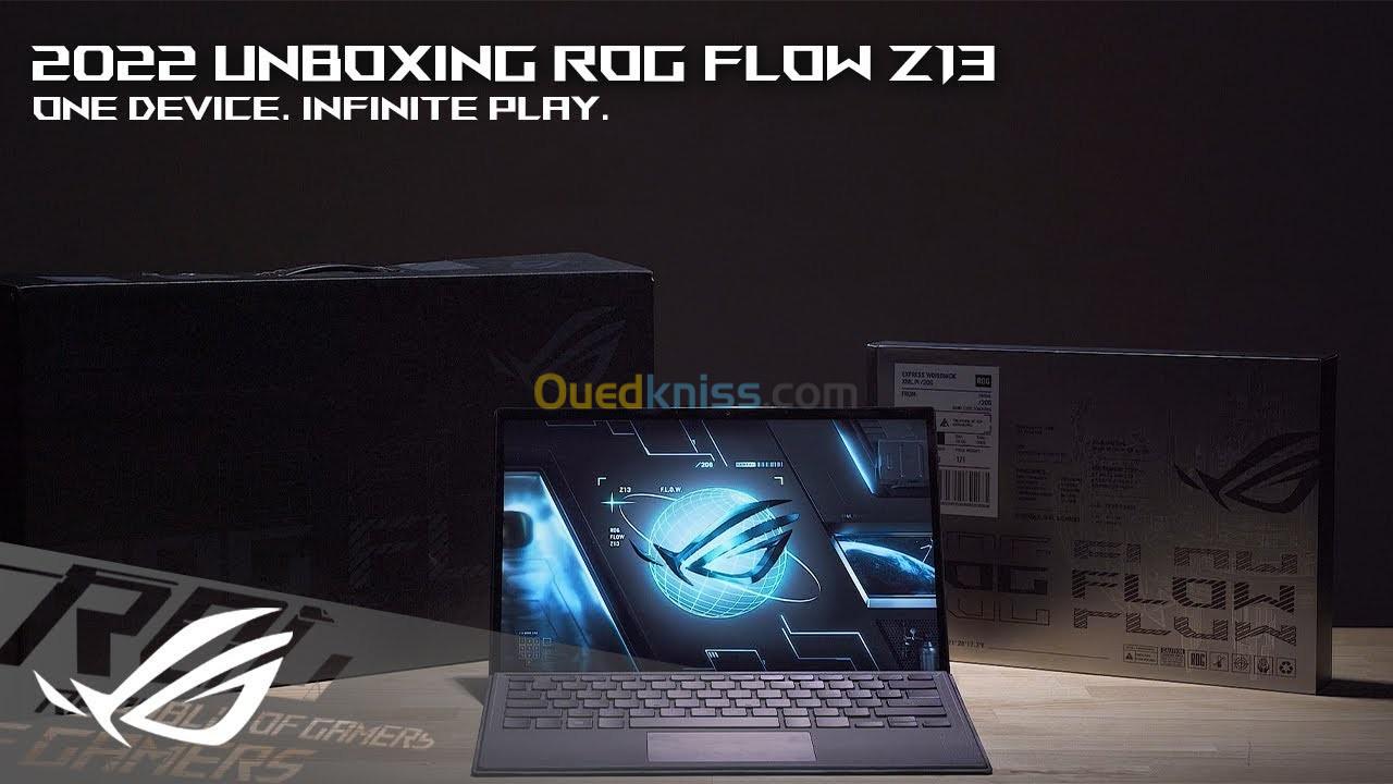 ASUS ROG FLOW Z13 GZ301Z I9 12900H 16GO DDR5 1TO SSD NVIDIA GEFORCE RTX3050TI 4GO NEUF SOUS EMBALLAG