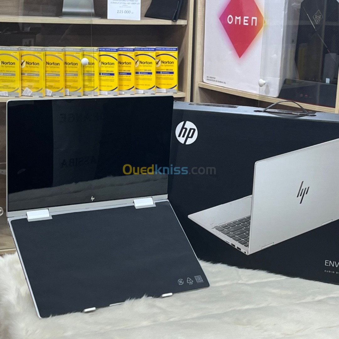 HP ENVY X360 2IN1 INTEL CORE 5 120U RAM 8GO 512 SSD ECRAN 14 FULL HD 1080 TACTILE CONVERTIBLE WIN 11