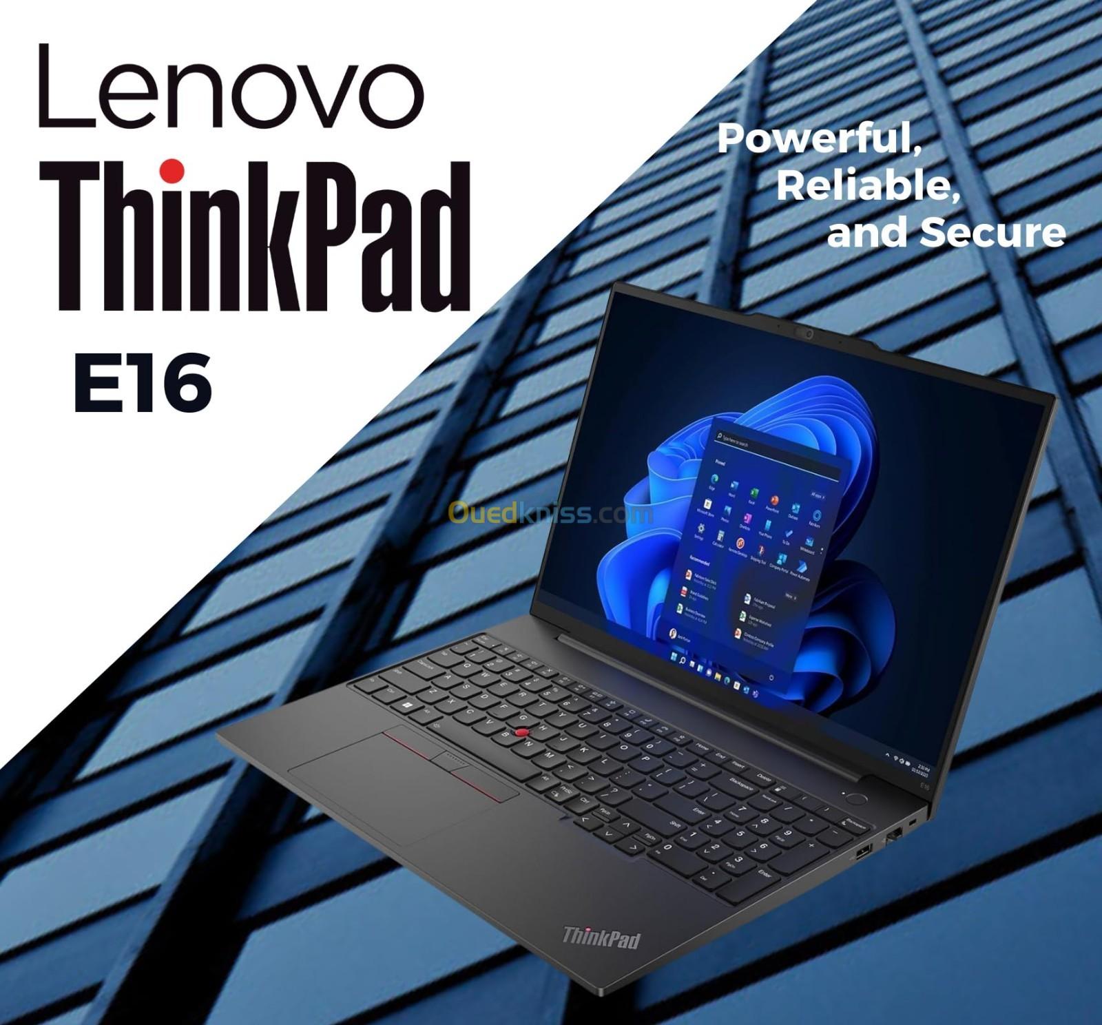 LENOVO THINKPAD E16 GEN 1 I5 1335U 8GO 512GO SSD 16'' FHD W11