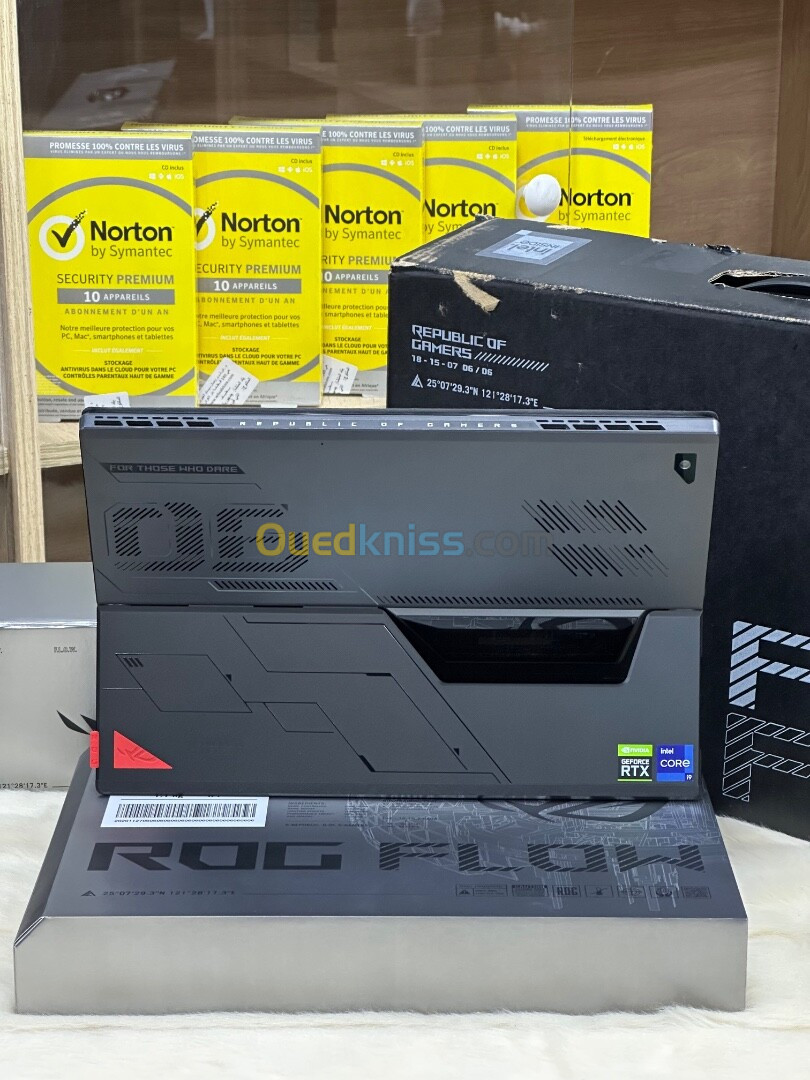 ASUS ROG FLOW Z13 GZ301ZE I9 12900H 16GO 1TO SSD NVIDIA GEFORCE RTX3050Ti 4GO NEUF SOUS EMBALLAGE 