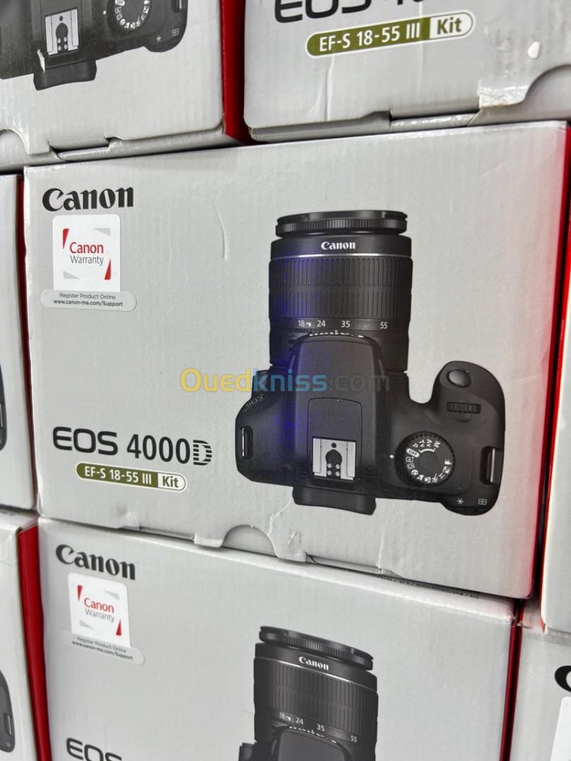 Canon EOS 4000D & Objectif 18-55mm NEUF 