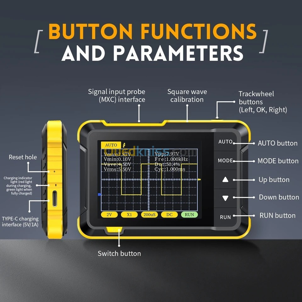 OSCILLOSCOPE MINI DIGITAL 