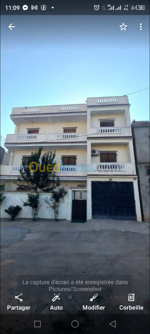 Vente Villa Tipaza Cherchell