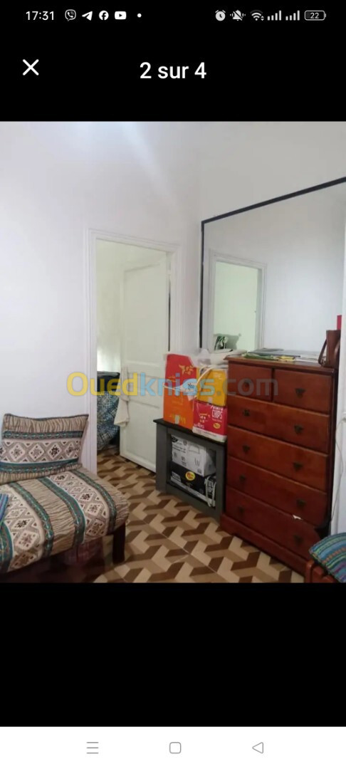 Location Appartement F2 Alger Alger centre