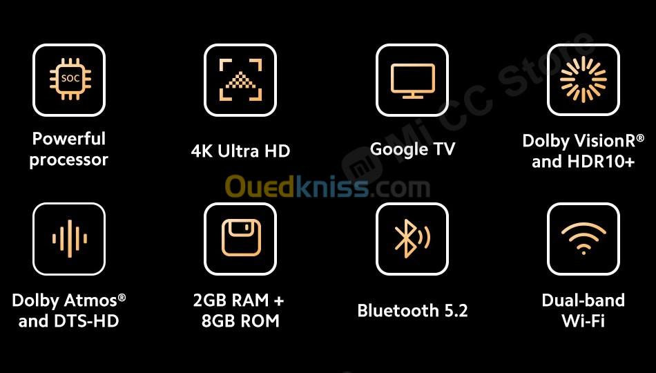 Xiaomi mi box s 2eme generation android tv original 