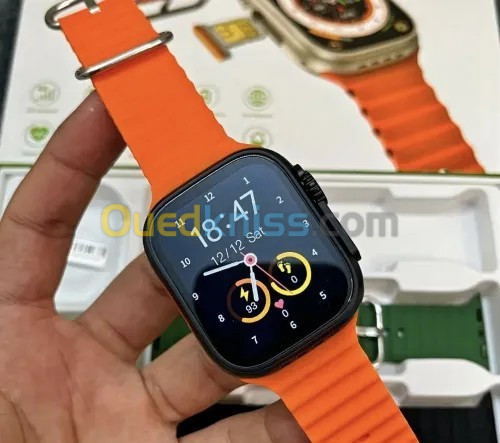 Modio 4G ultra max smartwatch ac puce et 3 bracelets 