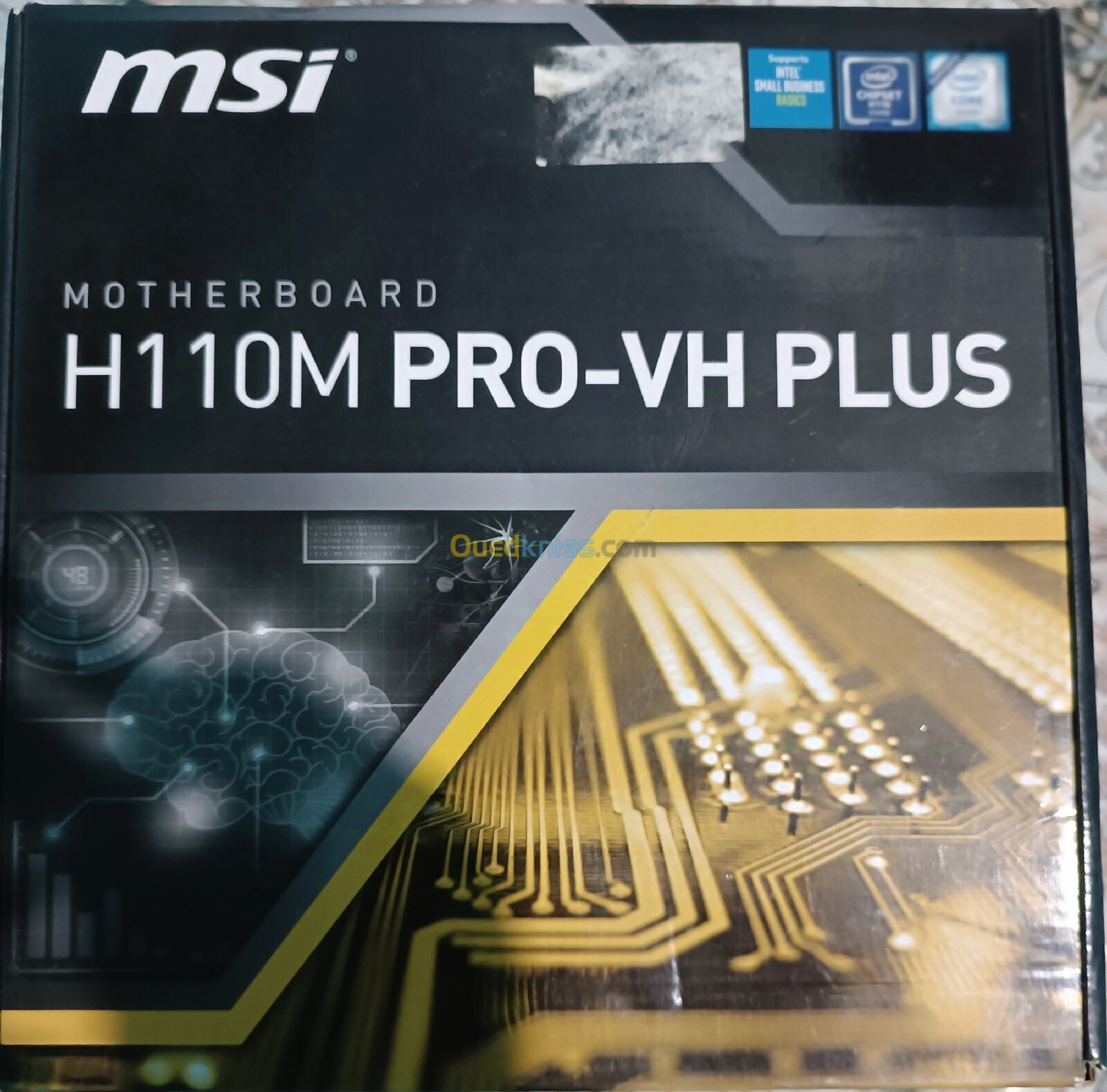 Kit I3 6100+carte mère MSI H110M PRO-VH PLUS + RAM 8 GB 2400MHz AVEXIR + CPU COOLER Tt red led