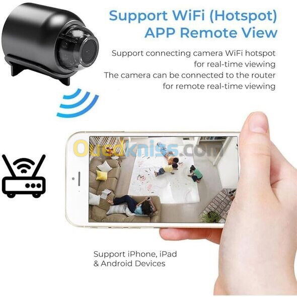 Mini caméra de surveillance Wifi 1080P HD-كاميرا مراقبة صغيرة Wifi 1080P HD